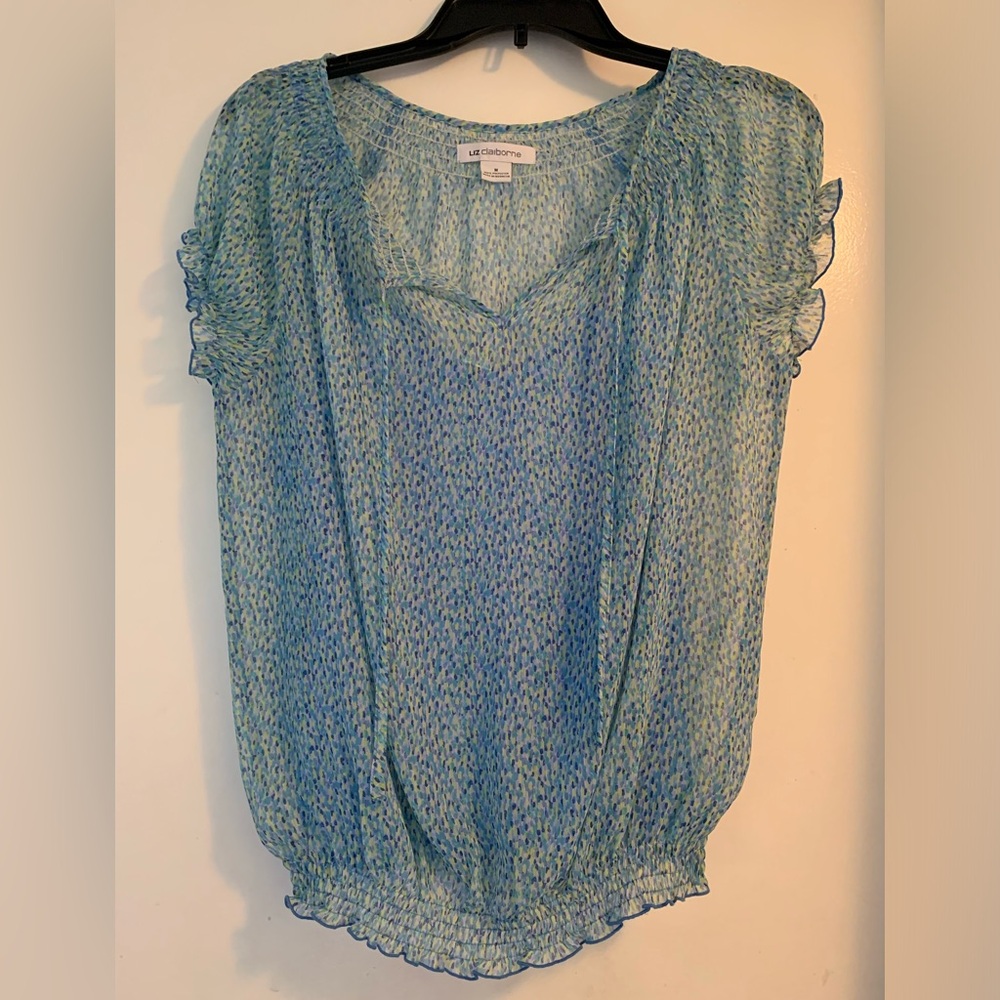Liz Claiborne cami and flowered top